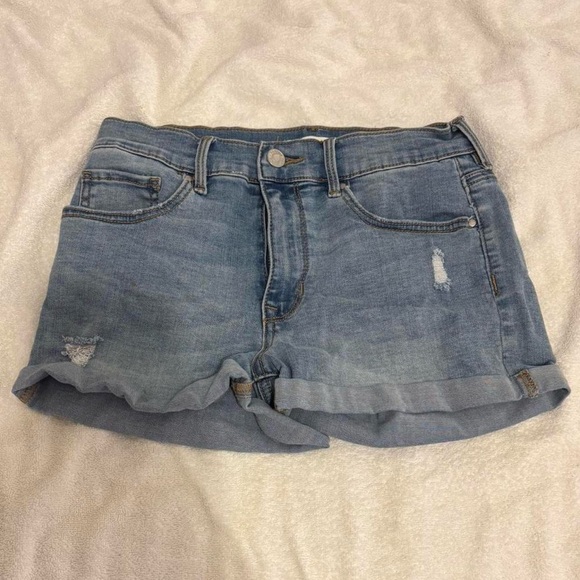 PacSun Light Blue Jean Shorts - Picture 1 of 4